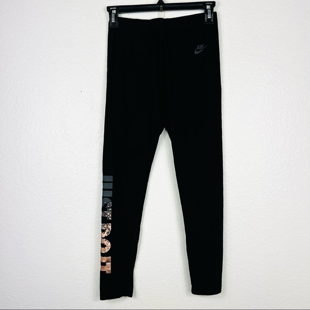 Nike JDI Leggings Black & Rose Gold size S
